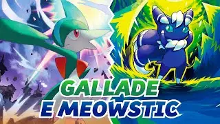 VGC: Gallade Scarf afiado e incrível Meowstic Prankster 🎮 Pokémon Scarlet e Violet