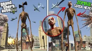 SIREN HEAD becomes a ZOMBIE (GTA 5 Mods)