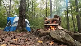 Отдых на природе. Треск костра и пение птиц. / Звуки природы. Relax