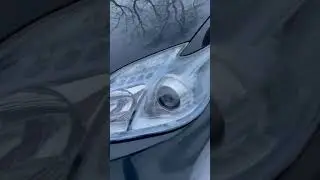Тюнинг фар Toyota Prius - замена галогеновых линз на Bi Led модули. Полировка стекол с двух сторон.