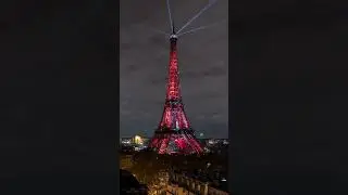 Eiffel monumental  tower lazar show 🇫🇷 #sorts #paris #eiffeltower #Eiffel #letsgoexploringworld