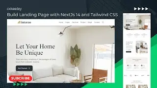 Building Interno Landing Page with NextJs 14 and Tailwind CSS | Soft Rain Ambient Music | No Talking