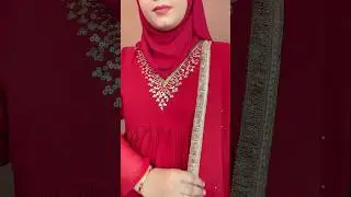 New Shopping haul from Instagram page | Celebrity Style Red Frock Suit & Modest abaya set #dresses
