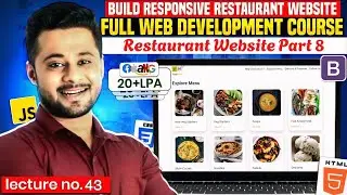 Part 8 : Restaurant Website | Add Thanking Customer Section| Full Web Development Course |