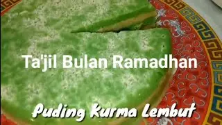Puding Kurma Yang Lembut.