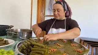 EKŞİMSİ ASMA YAPRAĞI SARMASI LİMONA GEREK YOK❗️|TAM KIVAMINDA HELVA TARİFİ 😍🎊
