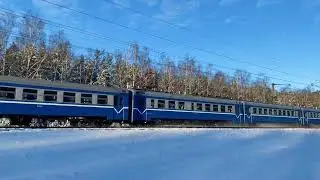 ЭР9Т-699 на перегоне Лесная - Доманово