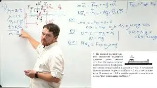 Урок 4. Решение задач динамики. Высокий уровень. ЕГЭ
