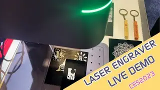 Laser Pecker Engraver - Live Demo at CES 2023