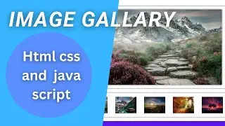 Create this image gallery in just 10 min | simple beginners project 🔥