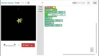 STEM Coding and Games - Blockly Games - Turtle - Level 1-5