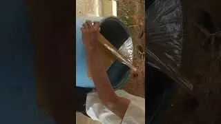 simple trick to make a bass drum from duct tape #diydrumset#percussion