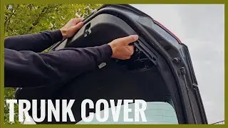 How to remove the boot cover in a Seat Leon 5F ST