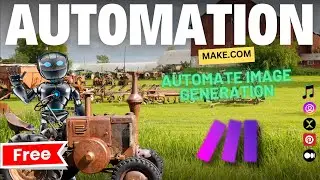 100%FREE Automate Image Generation for Blogs & Social Media | Make.com