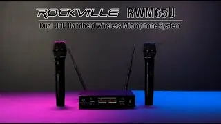 All About Your Rockville RWM65U Dual UHF 15 Channel Metal Handheld Wireless Microphone System