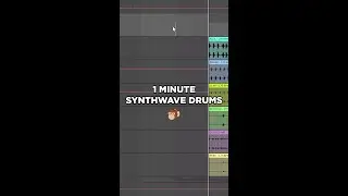 1 Minute Synthwave Drums with Drum Monkey