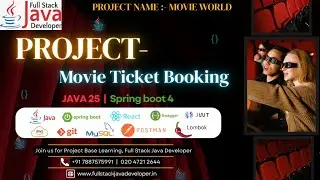 Movie Ticket Booking | Razorpay | Java 25 | Spring Boot 4 | React JS | For Purchase: +91 7887575991