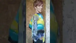 Натуральный шелк. Ручная роспись. Яркая одежда для лучшего настроения!
