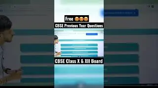 How to Download Previous Year Questions Class X & XII Board for Free 😍😍 |CBSE Board X & XII Board