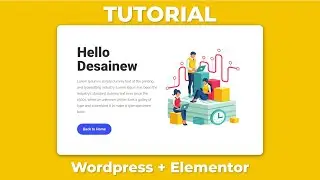 HOW to MAKE a SIMPLE WEB DESIGN in WORDPRESS WITHOUT CODING | JUST DRAG and DROP