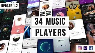 Music Visualization Players Effects - After Effects Projects