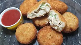 Iftar Special Chicken Bread Balls l Best Iftar Recipe | Ramzan Special Recipe l  Bread Snacks Recipe