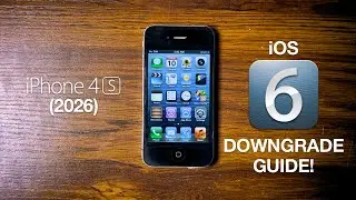 How To DOWNGRADE iPhone 4S from iOS 9.3.6 to iOS 6.1.3 in 2026!