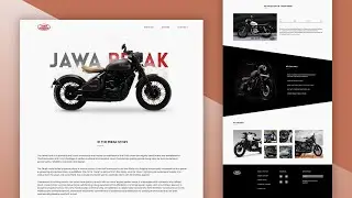 How to Create Bike Landing Page Website Using HTML and CSS | HTML and CSS Website Tutorial