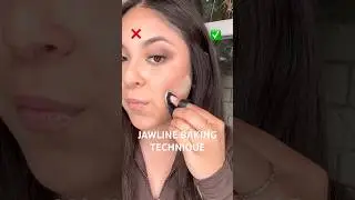 Jawline Baking Technique ✨ | #makeup #makeuptutorial #makeupforbeginners #maquillaje #baking