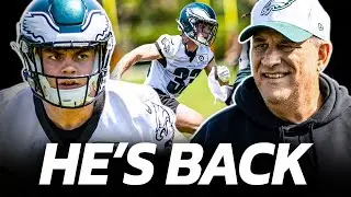 The Eagles got some great news at Training Camp! Quinyon Mitchell reps at Corner + Blitz testing QBs