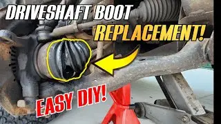 Toyota Hilux 4x4 front drive shaft remove & install | CV boot replacement