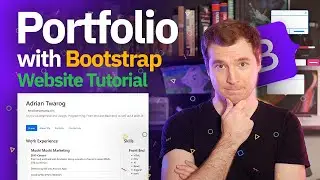 Bootstrap Portfolio Website Tutorial | Bootstrap 5