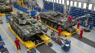 Inside the Type 99A Main Battle Tank Factory – China’s Most Powerful Tank Production Process