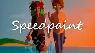 -Walking in the shallows- │ Speedpaint