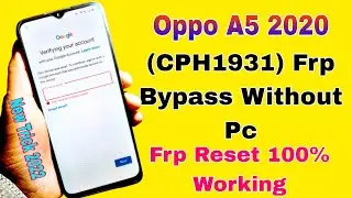 Oppo A5 2020 Frp Bypass Without Pc New Trick 2022 Frp Reset 100% Working