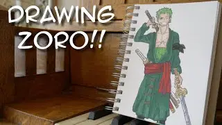 Drawing Roronoa Zoro from One Piece (Fan Art)