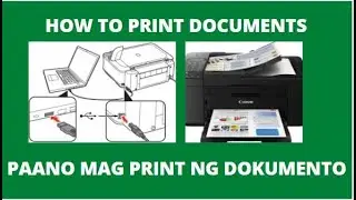 HOW TO PRINT/PAANO MAG PRINT IN MS WORD MS EXCEL | PINOYTUTORIAL