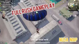 MOST INTENSE FIGHT EVER IN NUSA MAP | MOST DANGEROUS HOT DROP IN NEW NUSA MAP | FULL RUSH GAMEPLAY