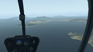 Engine Failure - Extended Glide Autorotation - Flight Simulator