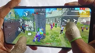 POCO X3 PRO - SOLO VS SQUAD FREE FIRE HANDCAM GAMEPLAY 🎮 - 4 FINGER CUSTOM HUD 💥