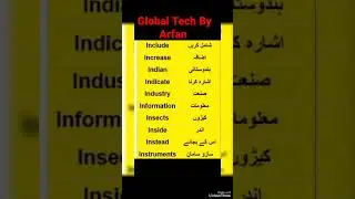 English vocabulary with Meanings