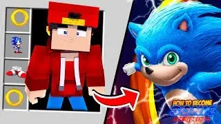 Minecraft Adventure - HOW TO BECOME SONIC THE HEDGEHOG!!