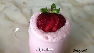 🍌Meşhur Muzlu Çilekli Mersin ATOMU🍨 !! Sağlıklı ve Enerji Deposu 🍌🍓