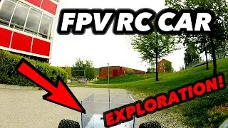 Exploring neighbourhood with FPV RC Car