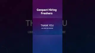 Genpact Hiring Freshers| Any Graduate apply for the position 