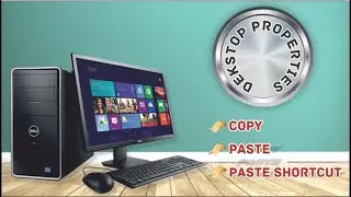 Basic Computer Hardware Lesson - 20 Copy Paste Shortcut Properties (2) In Windows 7