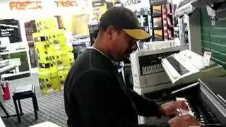 Vocals in the music store