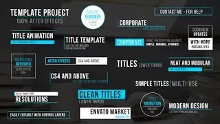Title & Lower Thirds- After Effects Templates