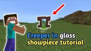 How To Trap A Creeper Inside A Glass Box! (EASY)