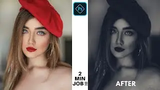How to make Black and White or classic Black and White Photos in Photoshop